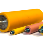 Rouleaux industriels revêtus d’élastomères en différentes couleurs