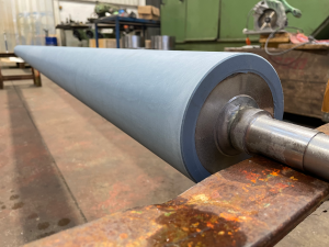 Custom-colored technical silicone elastomer components being manufactured at ENRI's production facility.
